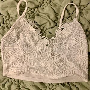 Floral Lace Crop Top